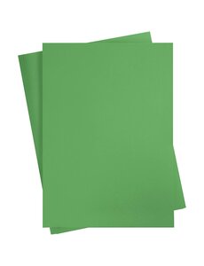 Creativ Company Gekleurd Karton, A2, vel 420x594 mm, 180 gr, gras groen, 10 vel/ 1 doos