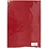 Creativ Company Gekleurd Karton, A2, vel 420x594 mm, 180 gr, donkerrood, 10 vel/ 1 doos