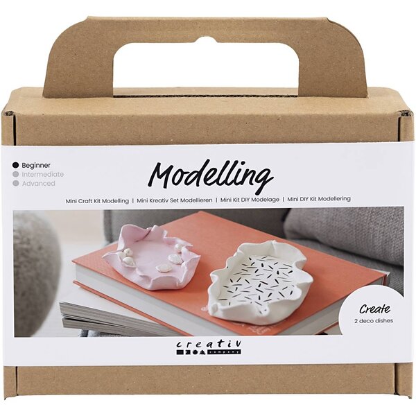 Creativ Company Mini Hobbyset Boetseren, Kommen, 1 doos