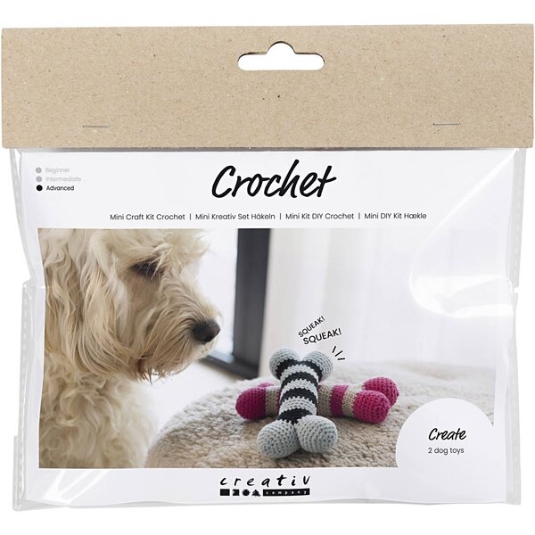 Creativ Company Mini Hobbyset Haken, Hondenbot, 1 doos