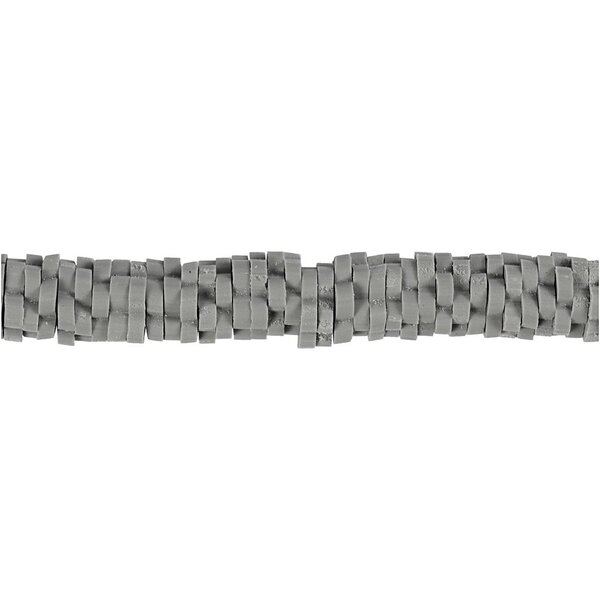Creativ Company Klei Kralen, d 5-6 mm, gatgrootte 2 mm, grijs, 145 stuk/ 1 doos