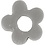 Creativ Company Klei Kralen, d 5-6 mm, gatgrootte 2 mm, grijs, 145 stuk/ 1 doos