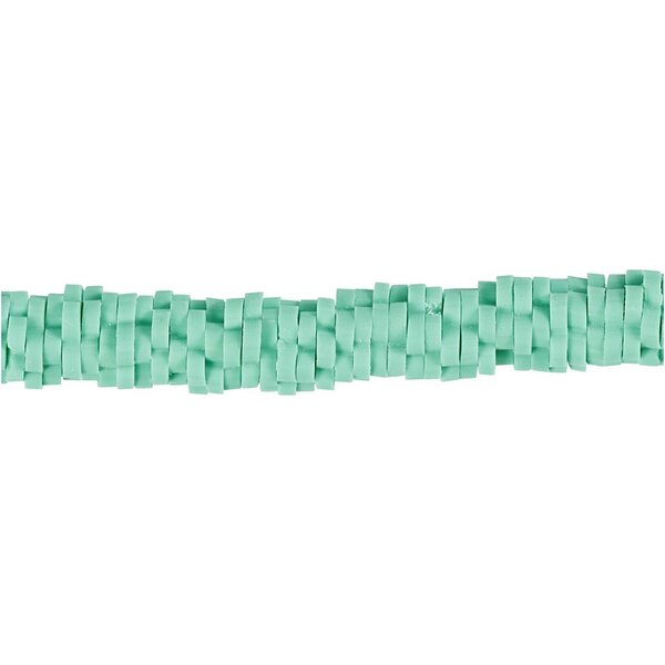 Creativ Company Klei Kralen, d 5-6 mm, gatgrootte 2 mm, groen, 145 stuk/ 1 doos