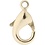 Creativ Company Karabijnhaken, L: 10,1 mm, verguld, 100 stuk/ 1 doos