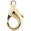 Creativ Company Karabijnhaken, L: 10,1 mm, verguld, 100 stuk/ 1 doos