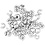 Creativ Company Metalen hoes, d 5 mm, verzilverd, 500 stuk/ 1 doos