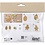 Creativ Company Mini Hobbyset Decoratie, Ei en kip, zwart, bruin, wit, diverse kleuren, 1 doos
