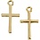 Creativ Company Hanger, afm 10x18 mm, verguld, 20 stuk/ 1 doos