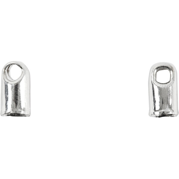 Creativ Company Eindkap, d 3,2 mm, verzilverd, 100 stuk/ 1 doos