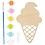 Creativ Company Mini Hobbyset Schilderen, IJshoorntje, diverse kleuren, 1 doos