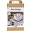 Creativ Company Hobbyset Hars Gieten, Rond dienblad met marmereffect, blauw, wit, 1 doos