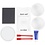 Creativ Company Hobbyset Hars Gieten, Rond dienblad met marmereffect, blauw, wit, 1 doos