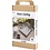 Creativ Company Hobbyset Hars Gieten, Dienblad met terrazzo, zwart, wit, 1 doos