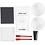 Creativ Company Hobbyset Hars Gieten, Dienblad met terrazzo, zwart, wit, 1 doos