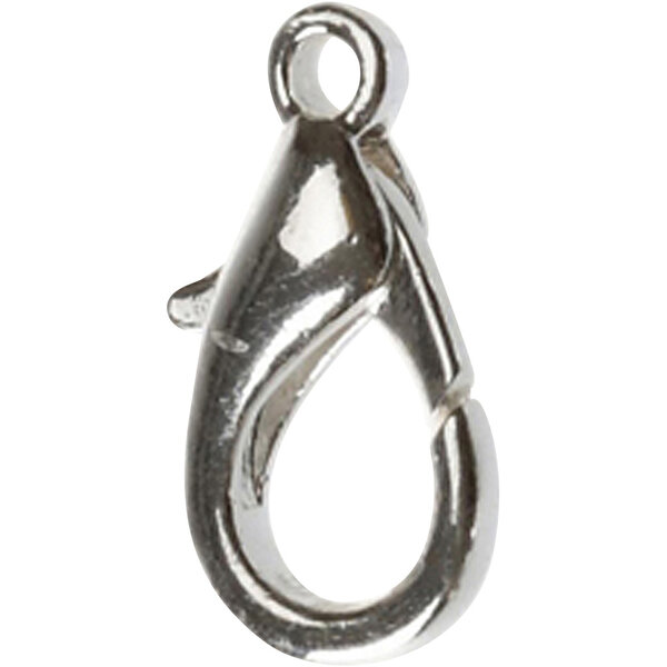 Creativ Company Karabijnhaken, L: 18 mm, verzilverd, 25 stuk/ 1 doos