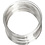 Creativ Company Memory Wire, d 6 cm, dikte 0,8 mm, verzilverd, 1 stuk
