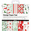Creativ Company Design papierblok, vel 15,2x15,2 cm, 120 gr, groen, rood, wit, 50 vel/ 1 doos