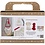Creativ Company Mini Hobbyset Macramé, Kerstman, kerstrood, off-white, 1 doos