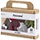 Creativ Company Mini Hobbyset Macramé, Kerstman, kerstrood, off-white, 1 doos