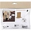 Creativ Company Mini Hobbyset Foam Druk, Kaart met duiven, beige, 1 doos