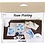 Creativ Company Mini Hobbyset Foam Druk, Kaart met dessin, wit, off white, 1 doos