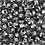 Creativ Company Facet Kralen, afm 5x6 mm, gatgrootte 1 mm, metallic grijs, 100 stuk/ 1 doos