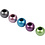 Creativ Company Pony kralen, d 10 mm, gatgrootte 4 mm, 380 gr, 700 ml/ 1 Doosje