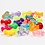 Creativ Company Tri-kralen mix, d 10 mm, gatgrootte 2 mm, diverse kleuren, 385 gr, 700 ml/ 1 Doosje