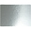 Creativ Company Metallic Foliekarton, A4, vel 210x297 mm, 280 gr, zilver, 10 vel/ 1 doos