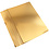 Creativ Company Metallic Foliekarton, A2, vel 420x594 mm, 280 gr, goud, 10 vel/ 1 doos