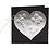 Creativ Company Reliëffolie, A5, vel 148x210 mm, dikte 0,9 mm, zilver, 10 stuk/ 1 doos