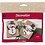 Creativ Company Mini Hobbyset Decoratie, Kerstkaarten met sneeuwpoppen, zwart, bruin, mid oranje, wit, 1 doos