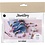 Creativ Company Mini Hobbyset Sieraden, Halsketting, armband, clips, broche, blauw, lichtblauw, pastel roze, 1 doos