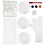 Creativ Company Hobbyset Gieten, Bakjes, blauw, rood, lichtgeel, 1 doos