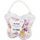 Creativ Company Waskralen, gatgrootte 1,3-2,5 mm, pastel orange, lichtroze, lichtpaars, parelmoer, 127 gr, 1 doos