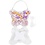 Creativ Company Waskralen, gatgrootte 1,3-2,5 mm, pastel orange, lichtroze, lichtpaars, parelmoer, 127 gr, 1 doos