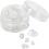 Creativ Company Kristallen kralen, Helder kwarts, d 7-12 mm, gatgrootte 1 mm, transparentkleuren, 63 stuk/ 1 doos