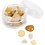Creativ Company Kristallen kralen, Honingcalciet, d 7-12 mm, gatgrootte 1 mm, lichtgeel, 63 stuk/ 1 doos