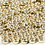 Creativ Company Letterkralen, d 7 mm, gatgrootte 1,2 mm, goud, 21 gr/ 1 doos