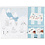 Creativ Company Kerst kalender, afm 30x42 cm, wit, 3 stuk/ 1 doos