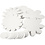 Creativ Company Bloemen, d 20 cm, 400 gr, wit, 5x20 stuk/ 1 doos