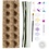 Creativ Company Hobbyset Bloemen van Eierdozen, pastelkleuren, 1 doos