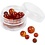 Creativ Company Kralen van agaat, d 6+8+10 mm, gatgrootte 0,9-1 mm, burnt orange, rood, 28 stuk/ 1 doos