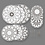 Creativ Company Mobielen met motief, d 12+15+18 cm, 300 gr, 3 set/ 1 doos
