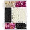 Creativ Company Creatieve Box Sieraden, Agaten, afm 2,6-10 mm, gatgrootte 0,8-1,8 mm, beige, zwart, roze, wit parelmoer, 1 doos