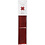 Vivi Gade Papieren vlechtstroken, L: 44+78 cm, B: 15+25 mm, d 6,5+11,5 cm, rood, 32 stroken/ 1 doos
