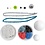 Creativ Company Mini Hobbyset Boetseren, Robot, blauw, grijs, rood, 1 doos