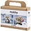 Creativ Company Mini Hobbyset Boetseren, robot, grijs, roze, 1 doos