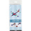 Creativ Company Vliegtuigen, L: 19 cm, B: 17,5 cm, wit, 2 stuk/ 1 doos
