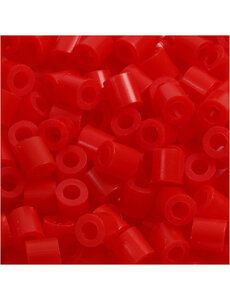NABBI Strijkkralen, afm 5x5 mm, gatgrootte 2,5 mm, medium, lichtrood (32225), 1100 stuk/ 1 doos